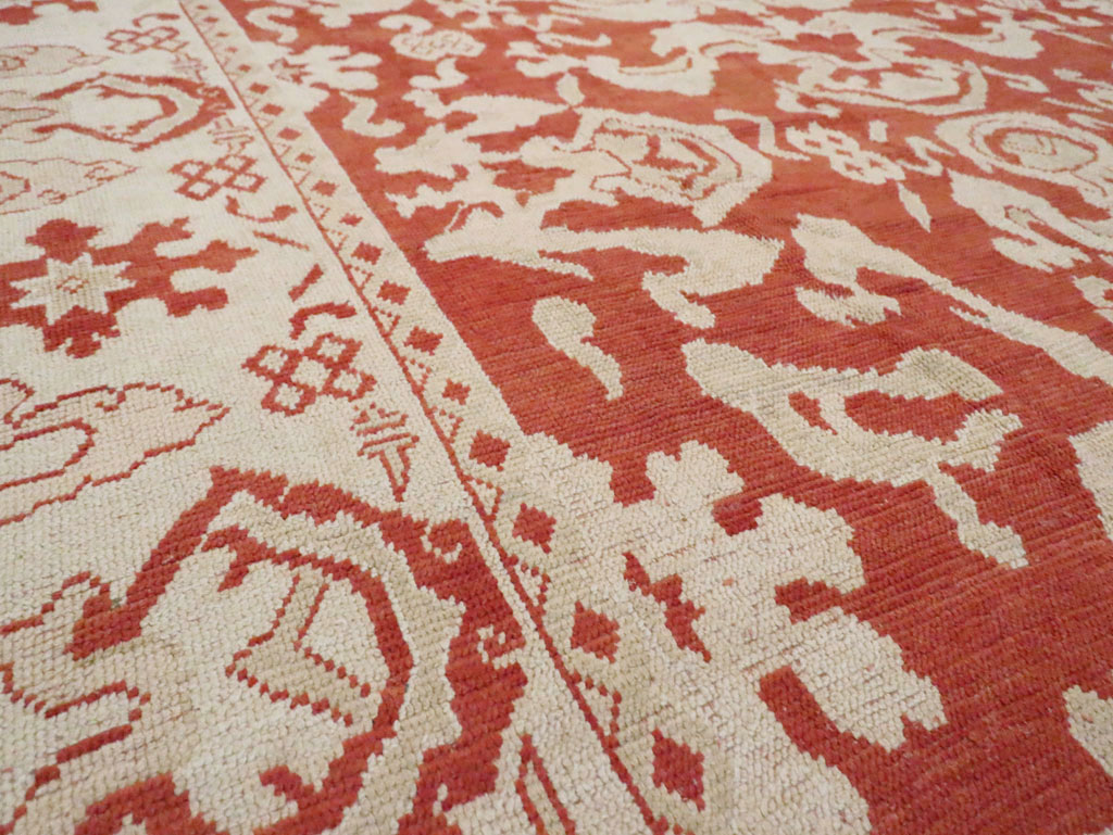 Antique Turkish Oushak Carpet, No.16084 - Galerie Shabab