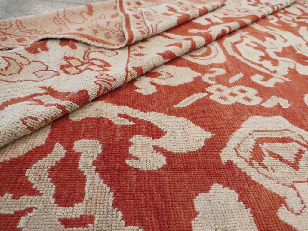 Antique Turkish Oushak Carpet, No.16084 - Galerie Shabab