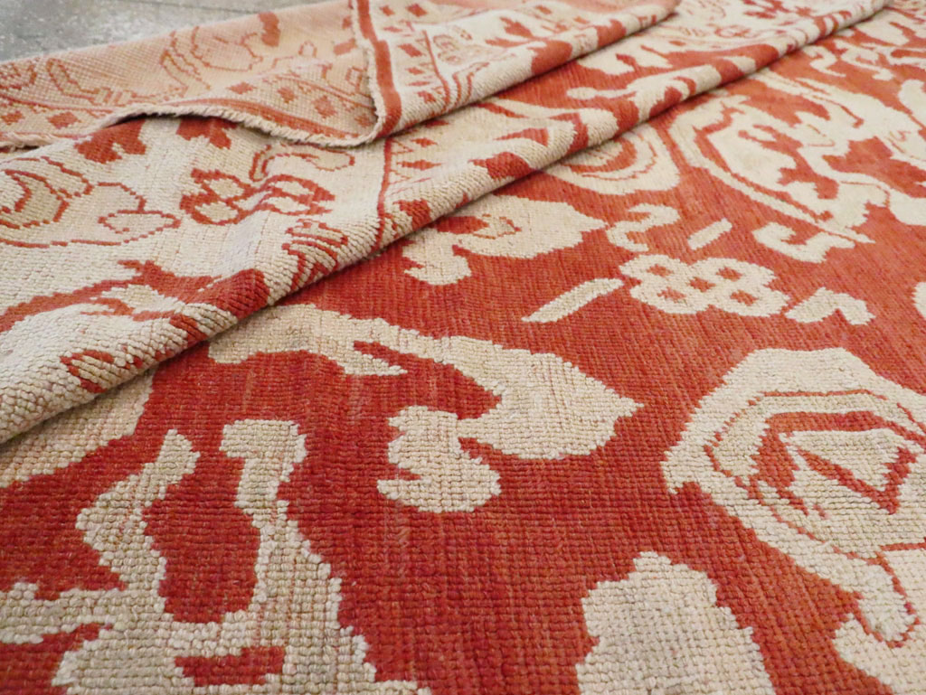 Antique Turkish Oushak Carpet, No.16084 - Galerie Shabab