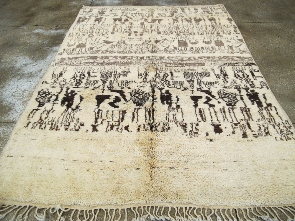 Vintage Moroccan Carpet, No.16086 - Galerie Shabab