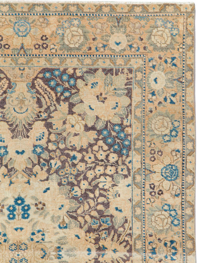 Antique Persian Tabriz Rug, No.16102 - Galerie Shabab