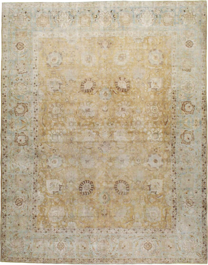 Antique Persian Tabriz Carpet, No.16104 - Galerie Shabab