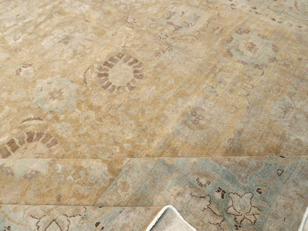 Antique Persian Tabriz Carpet, No.16104 - Galerie Shabab