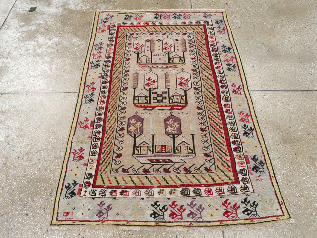 Antique Turkish Ghiordes Rug, No.16107 - Galerie Shabab