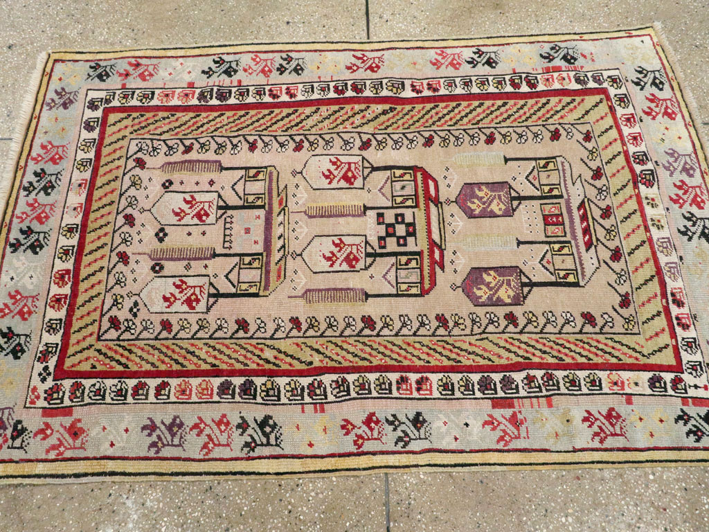 Antique Turkish Ghiordes Rug, No.16107 - Galerie Shabab