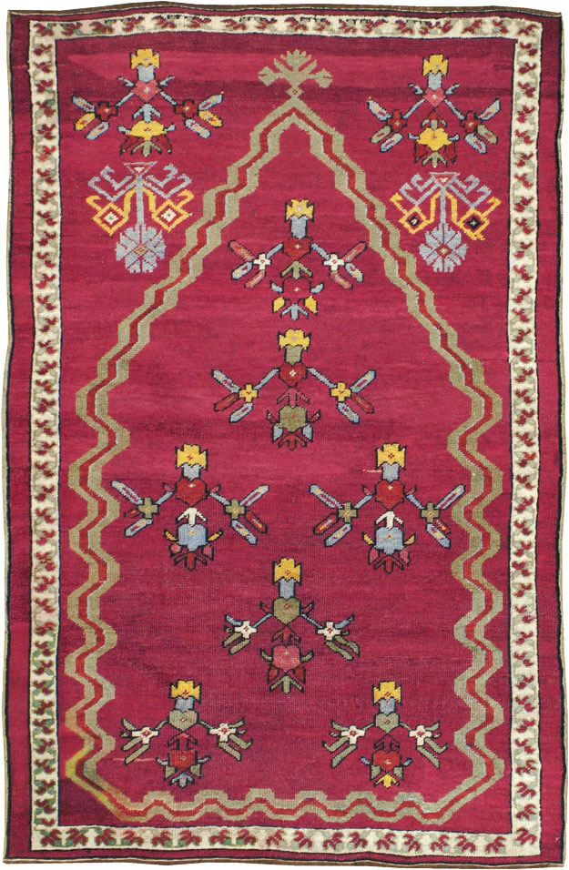 Antique Turkish Ghiordes Rug, No.16110 - Galerie Shabab