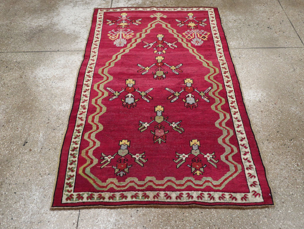 Antique Turkish Ghiordes Rug, No.16110 - Galerie Shabab