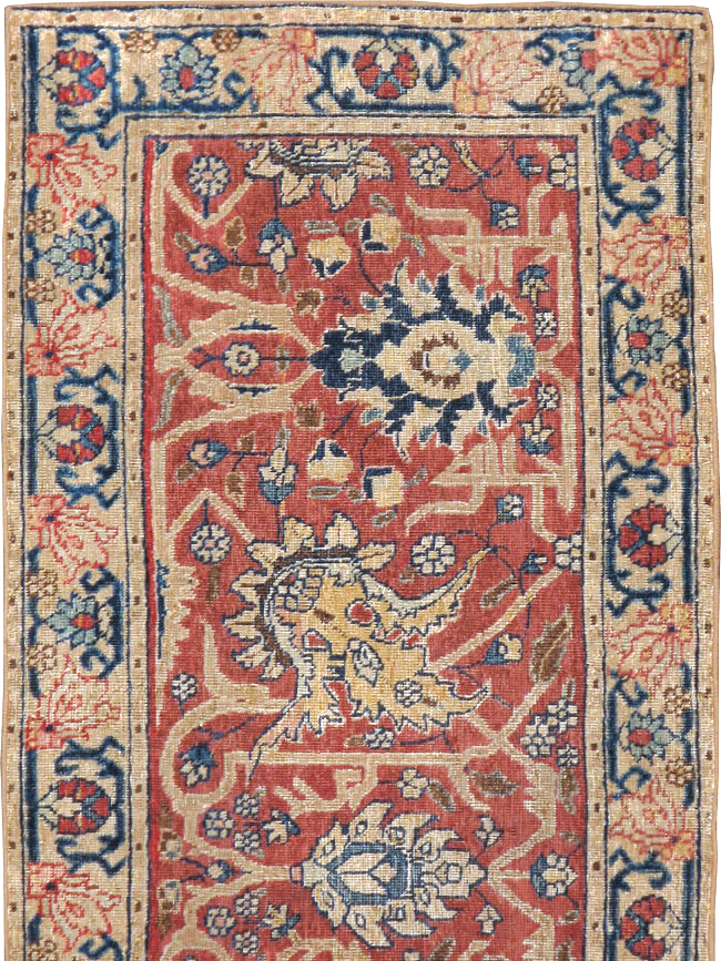 Antique Persian Tabriz Runner, No.16122 - Galerie Shabab