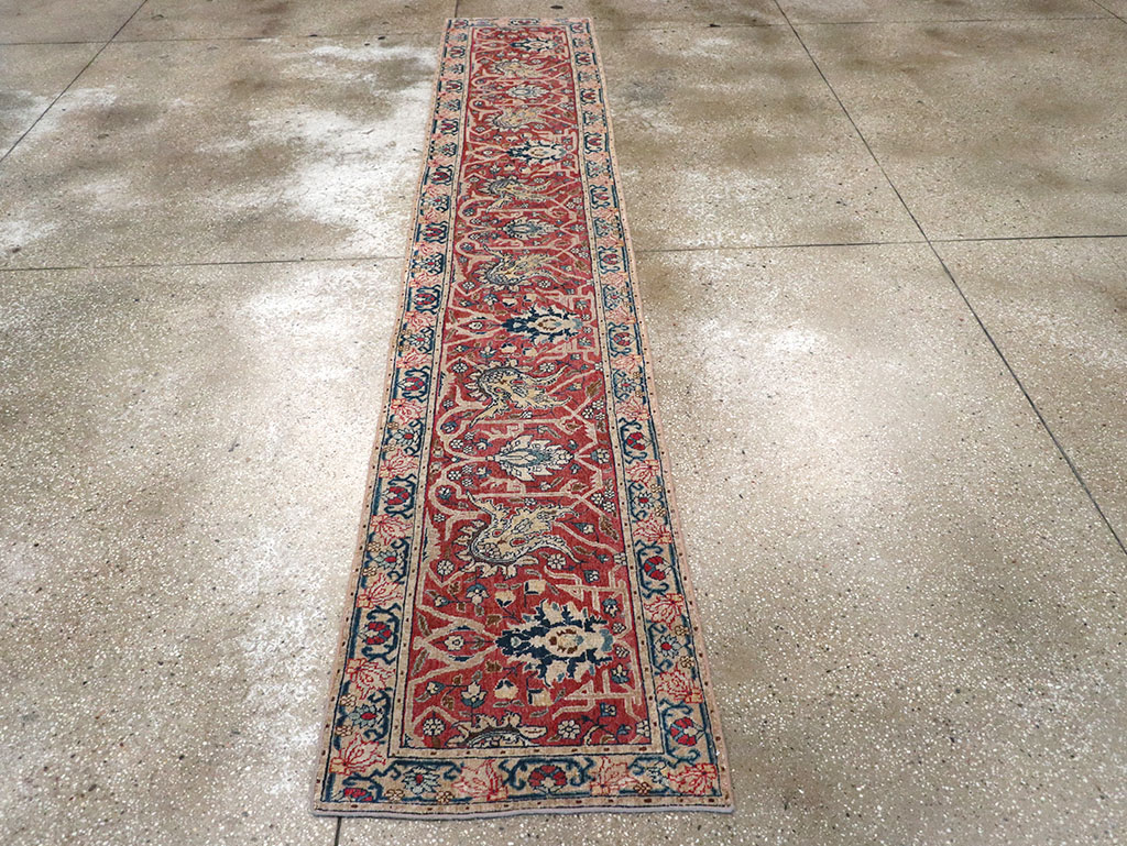 Antique Persian Tabriz Runner, No.16122 - Galerie Shabab