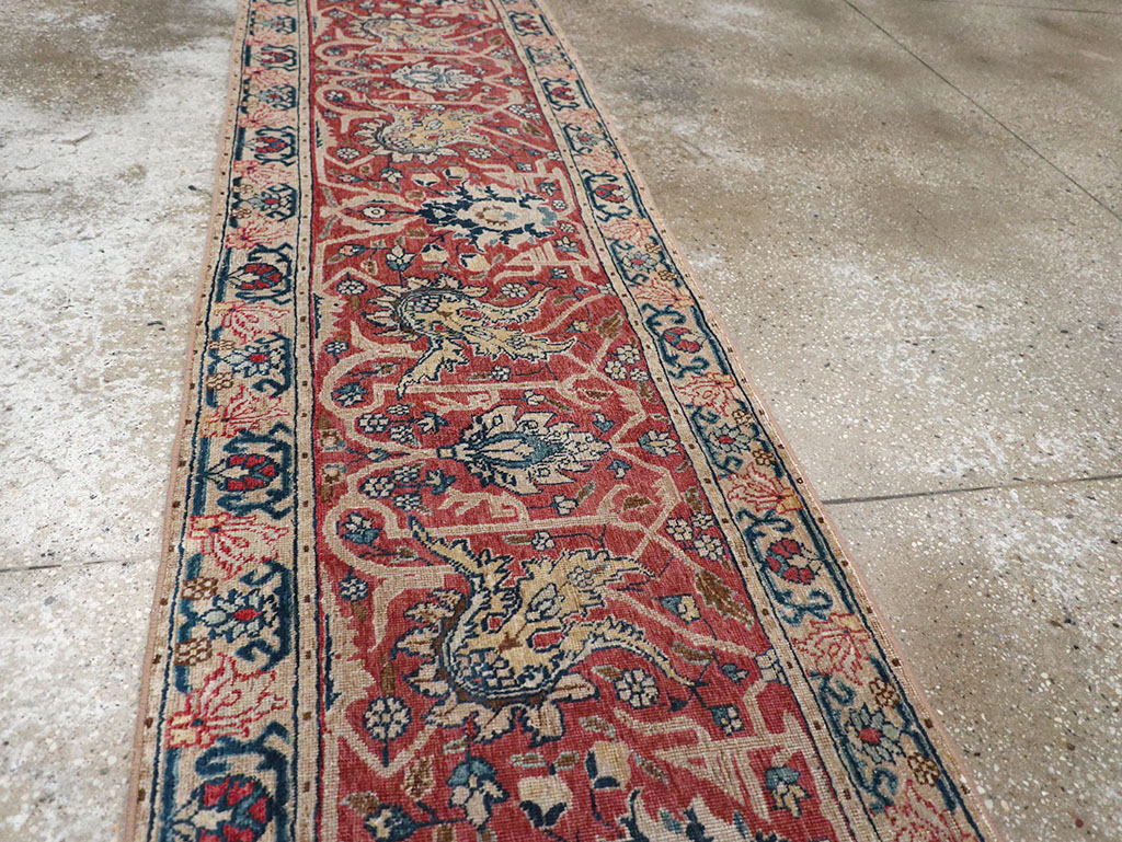 Antique Persian Tabriz Runner, No.16122 - Galerie Shabab
