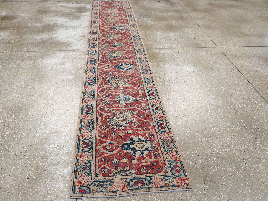 Antique Persian Tabriz Runner, No.16122 - Galerie Shabab