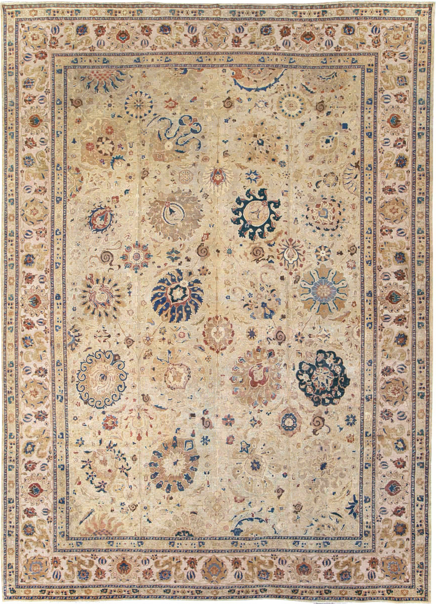 Antique Persian Tabriz Carpet, No.16127 - Galerie Shabab