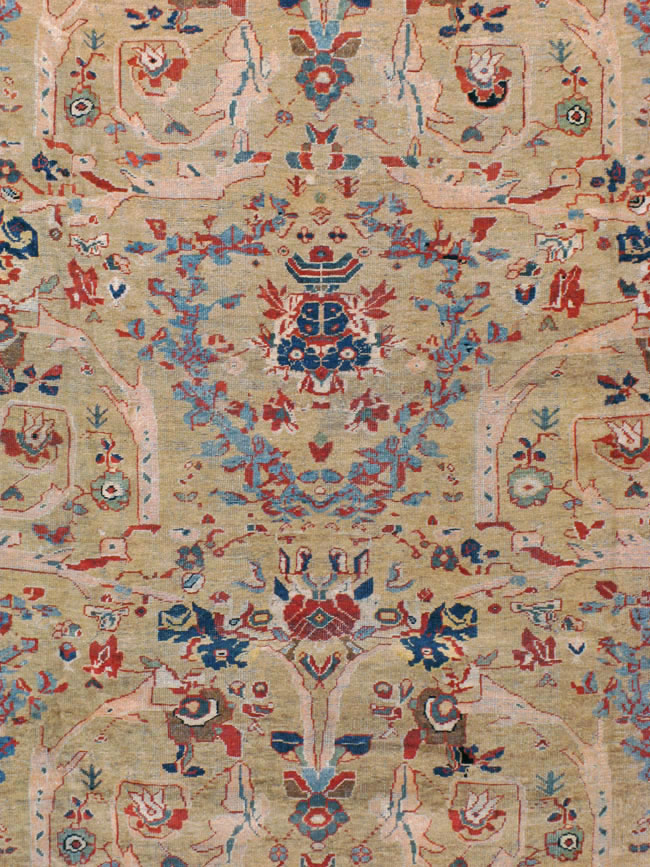 Antique Persian Sultanabad Carpet, No.16130 - Galerie Shabab