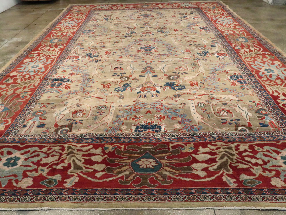 Antique Persian Sultanabad Carpet, No.16130 - Galerie Shabab