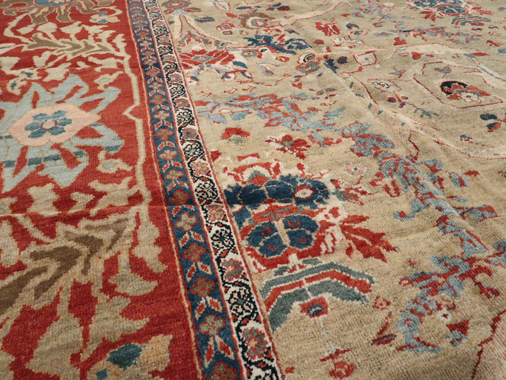 Antique Persian Sultanabad Carpet, No.16130 - Galerie Shabab