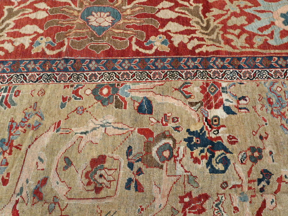 Antique Persian Sultanabad Carpet, No.16130 - Galerie Shabab