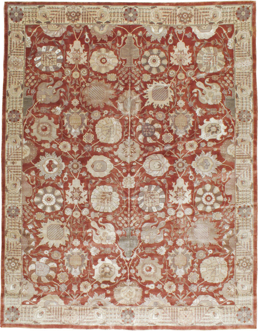 Vintage Persian Tabriz Carpet, No.16132 - Galerie Shabab