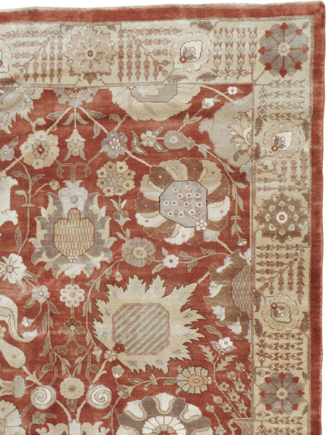 Vintage Persian Tabriz Carpet, No.16132 - Galerie Shabab