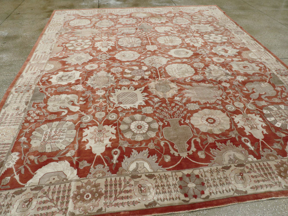 Vintage Persian Tabriz Carpet, No.16132 - Galerie Shabab