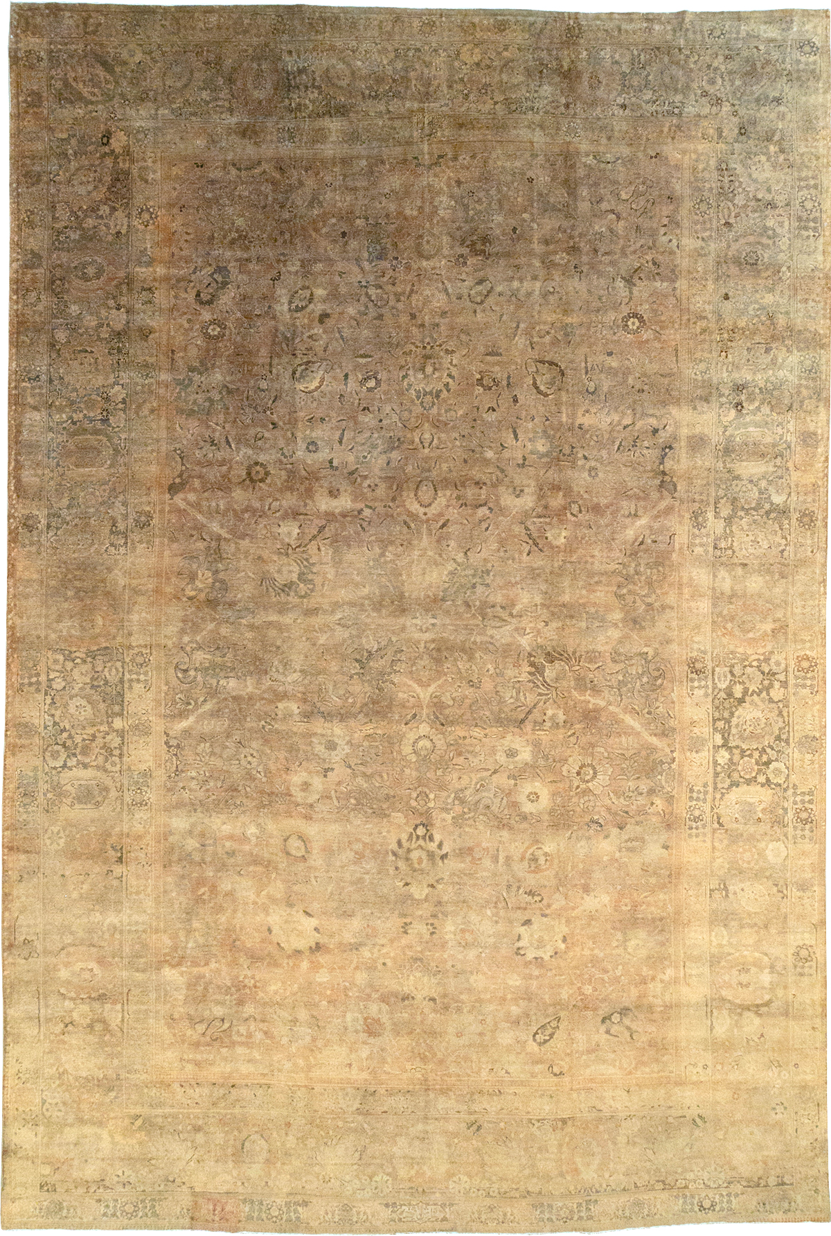 Antique Persian Tabriz Carpet, No.16134 - Galerie Shabab