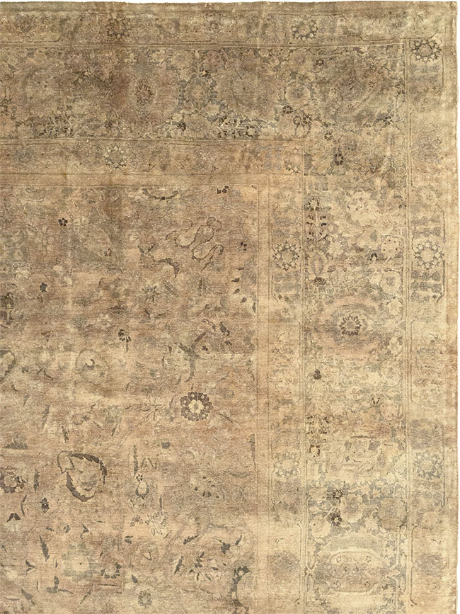 Antique Persian Tabriz Carpet, No.16134 - Galerie Shabab
