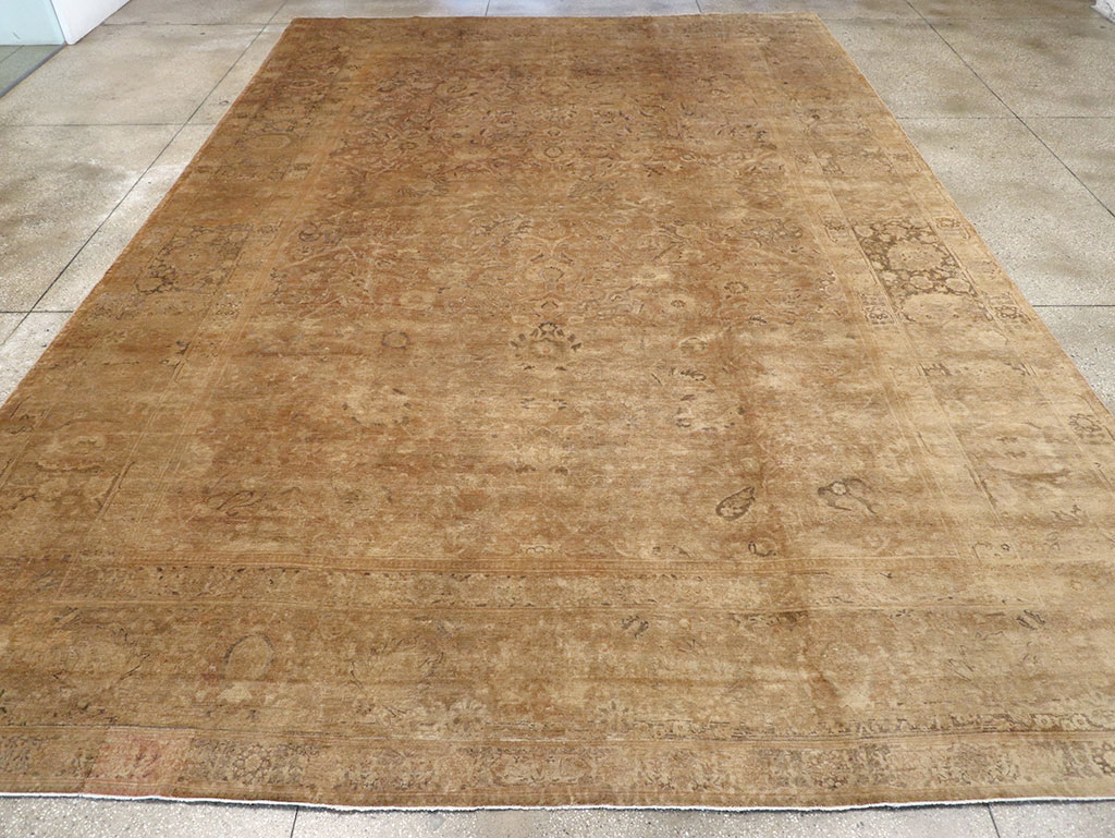 Antique Persian Tabriz Carpet, No.16134 - Galerie Shabab