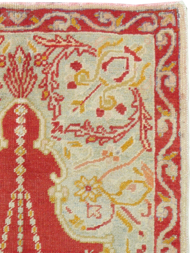 Antique Turkish Oushak Rug, No.16136 - Galerie Shabab
