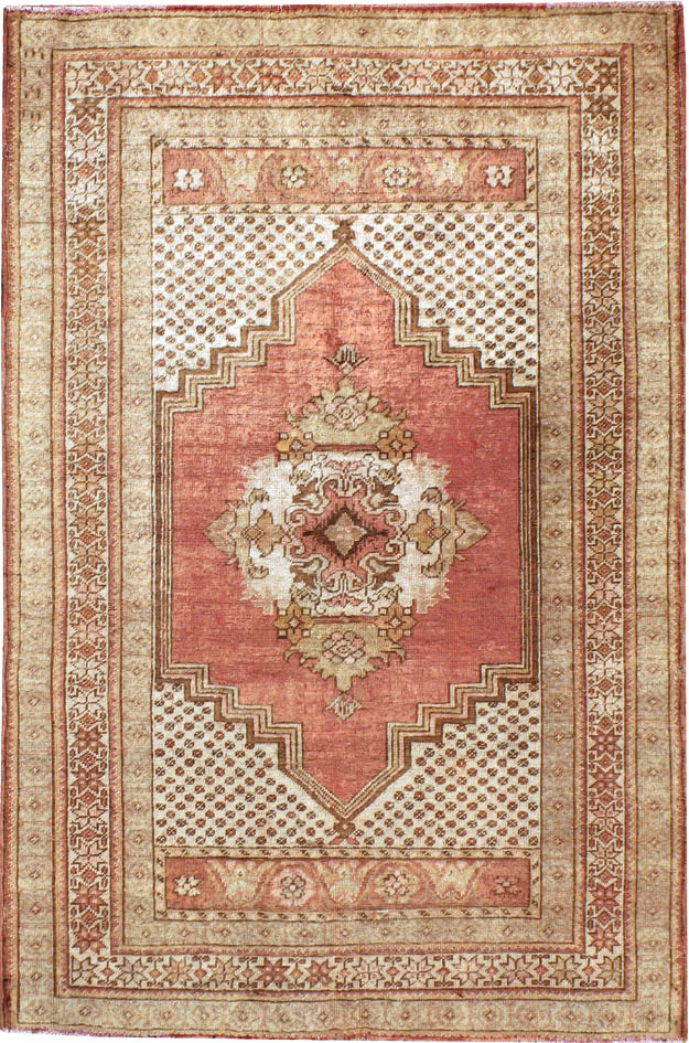 Antique Oushak Rug, No.16139 - Galerie Shabab