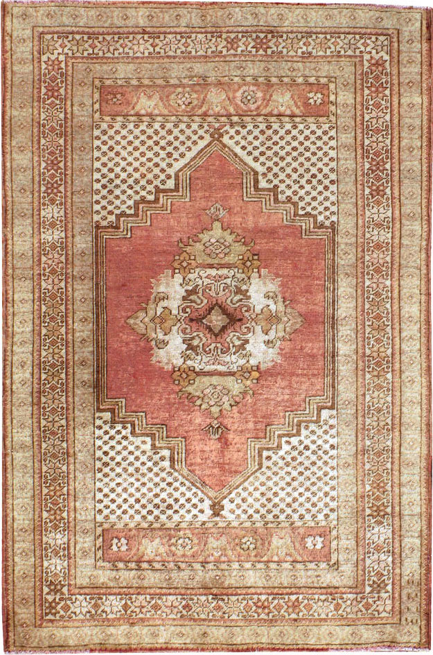 Antique Oushak Rug, No.16139 - Galerie Shabab