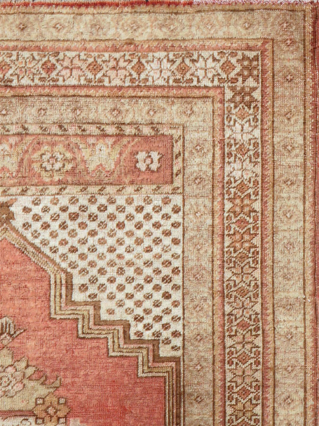 Antique Oushak Rug, No.16139 - Galerie Shabab