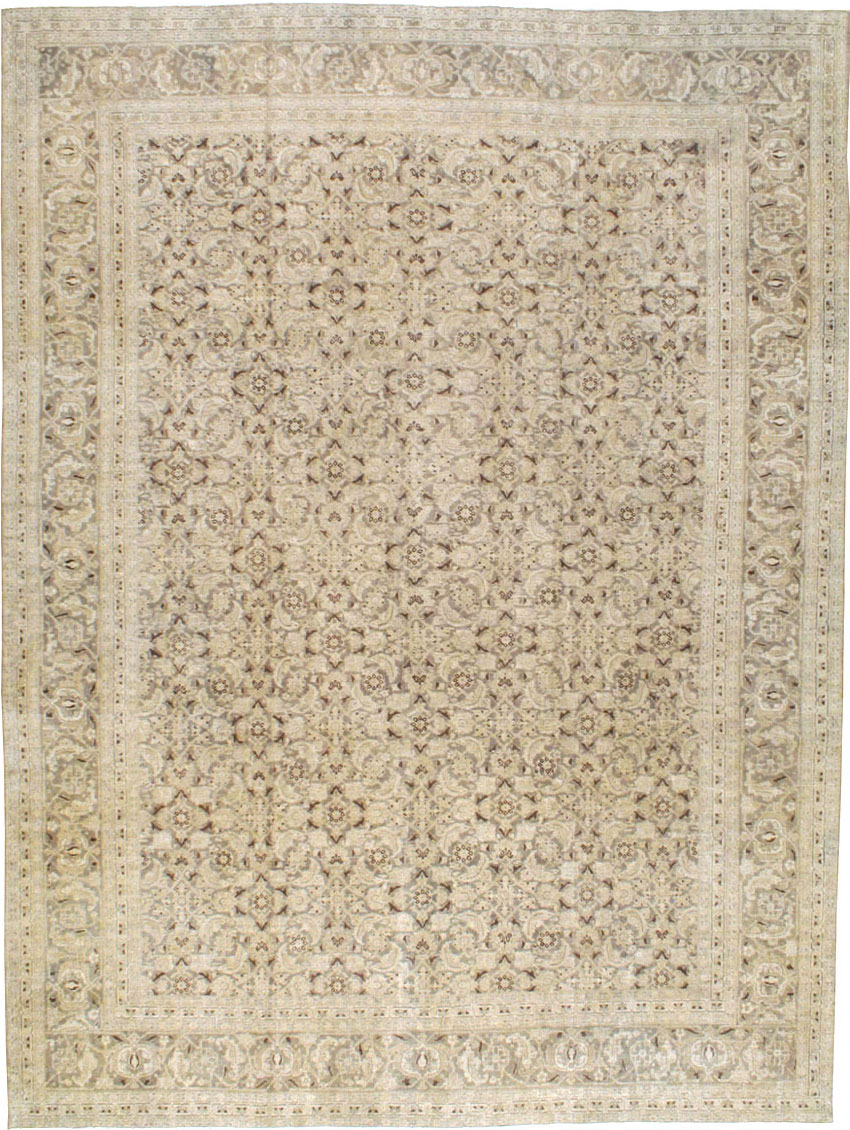 Antique Persian Tabriz Carpet, No.16194 - Galerie Shabab