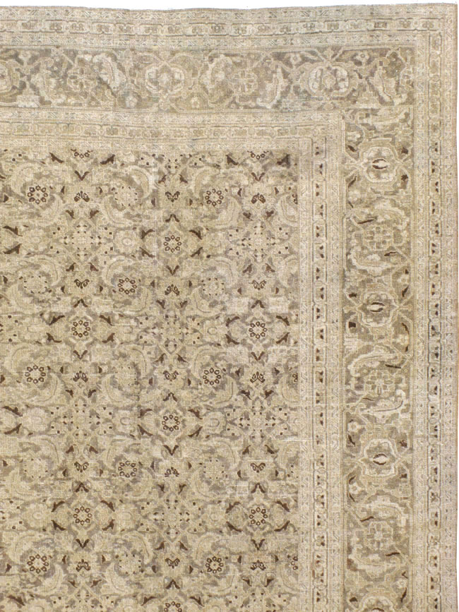Antique Persian Tabriz Carpet, No.16194 - Galerie Shabab