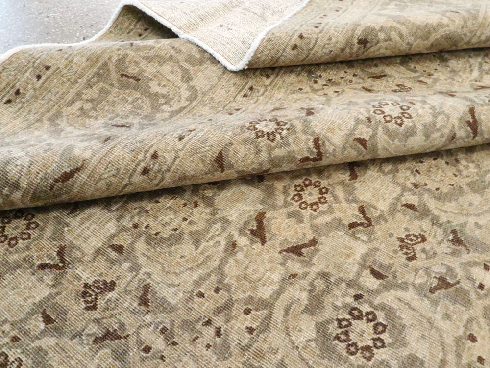 Antique Persian Tabriz Carpet, No.16194 - Galerie Shabab