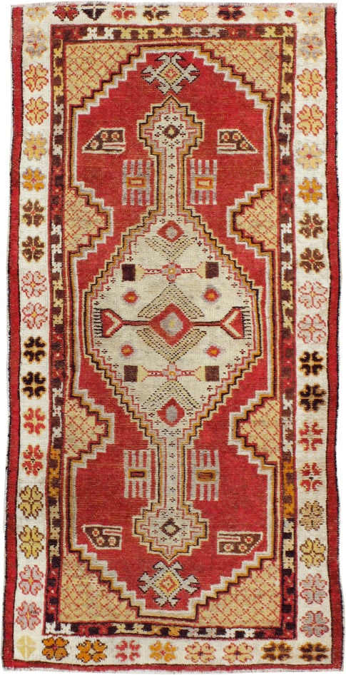 Vintage Turkish Oushak Rug, No.16196 - Galerie Shabab