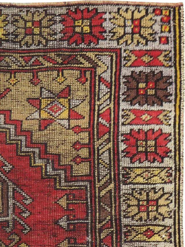 Antique Oushak Rug, No.16197 - Galerie Shabab