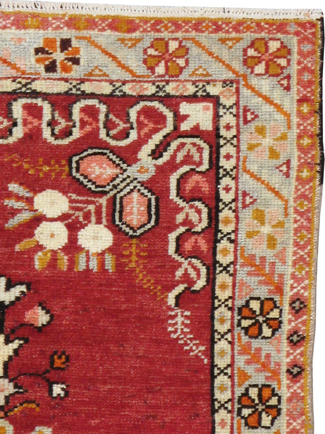 Vintage Turkish Oushak Rug, No.16198 - Galerie Shabab