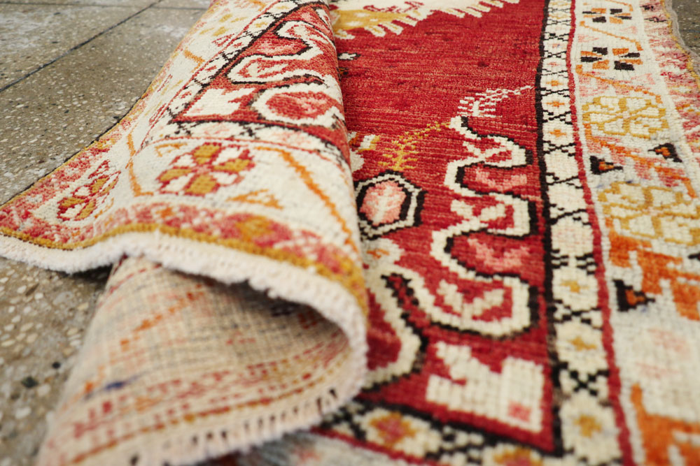 Vintage Turkish Oushak Rug, No.16198 - Galerie Shabab