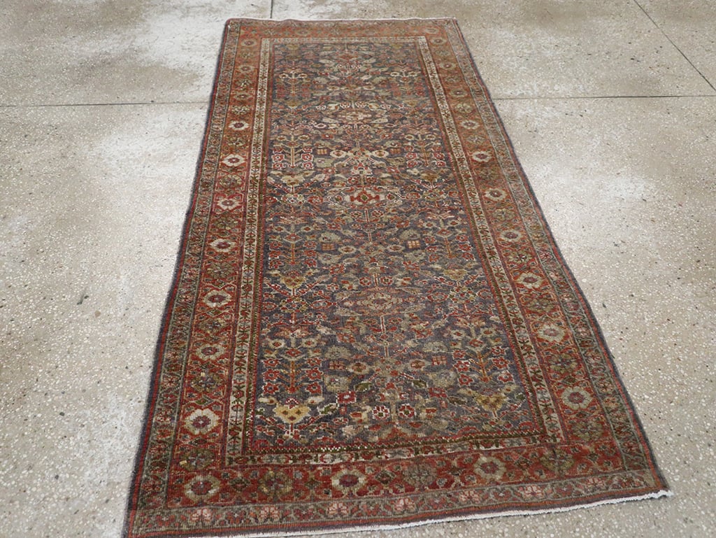 Antique Persian Mahal Rug, No.16199 - Galerie Shabab