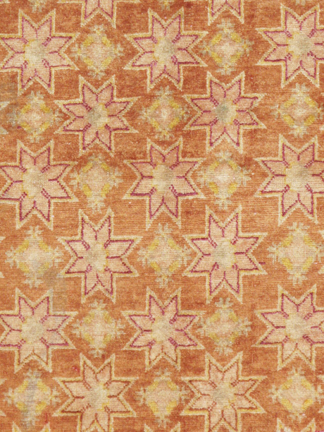 Vintage East Turkestan Samarkand Accent Rug, No.16219 - Galerie Shabab