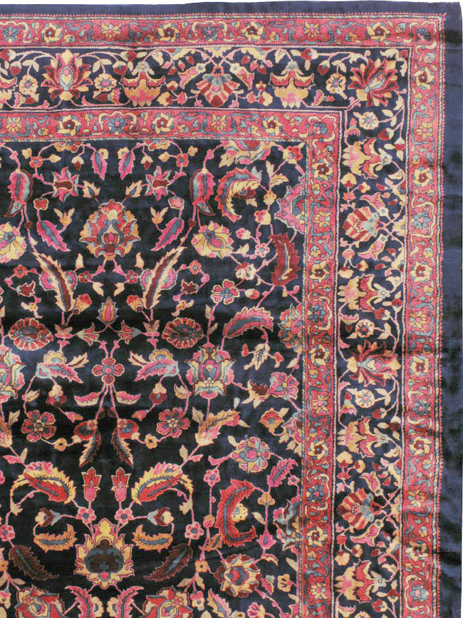 Vintage Persian Kashan Carpet, No.16234 - Galerie Shabab