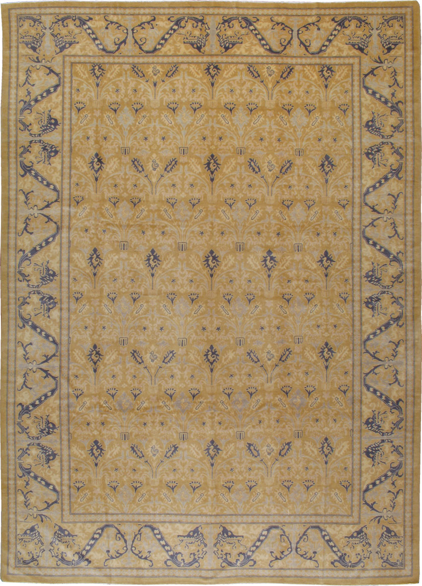 Antique European Cuenca Carpet, No.16248 - Galerie Shabab