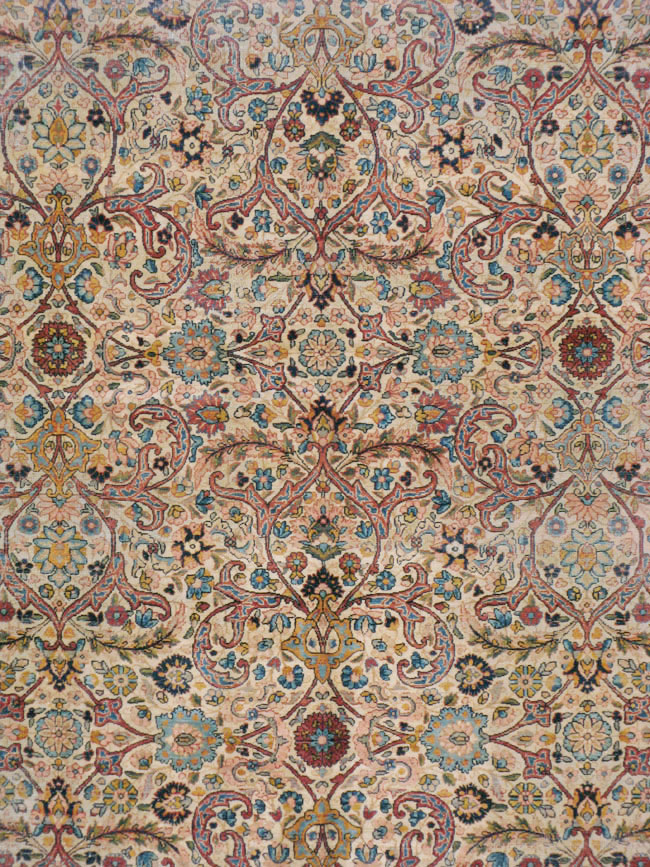 Antique Persian Lavar Kerman Rug, No.16260 - Galerie Shabab