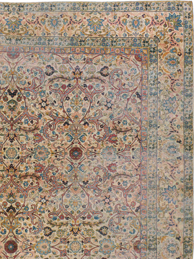 Antique Persian Lavar Kerman Rug, No.16260 - Galerie Shabab