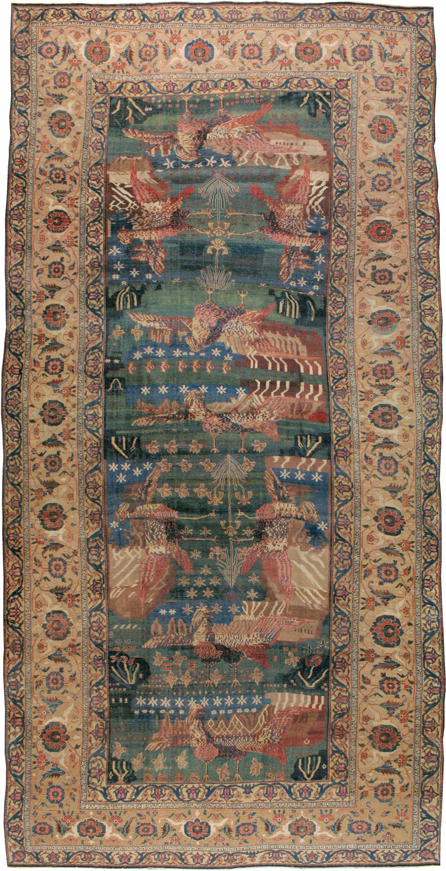 Antique Persian Bidjar Rug, No.16261 - Galerie Shabab