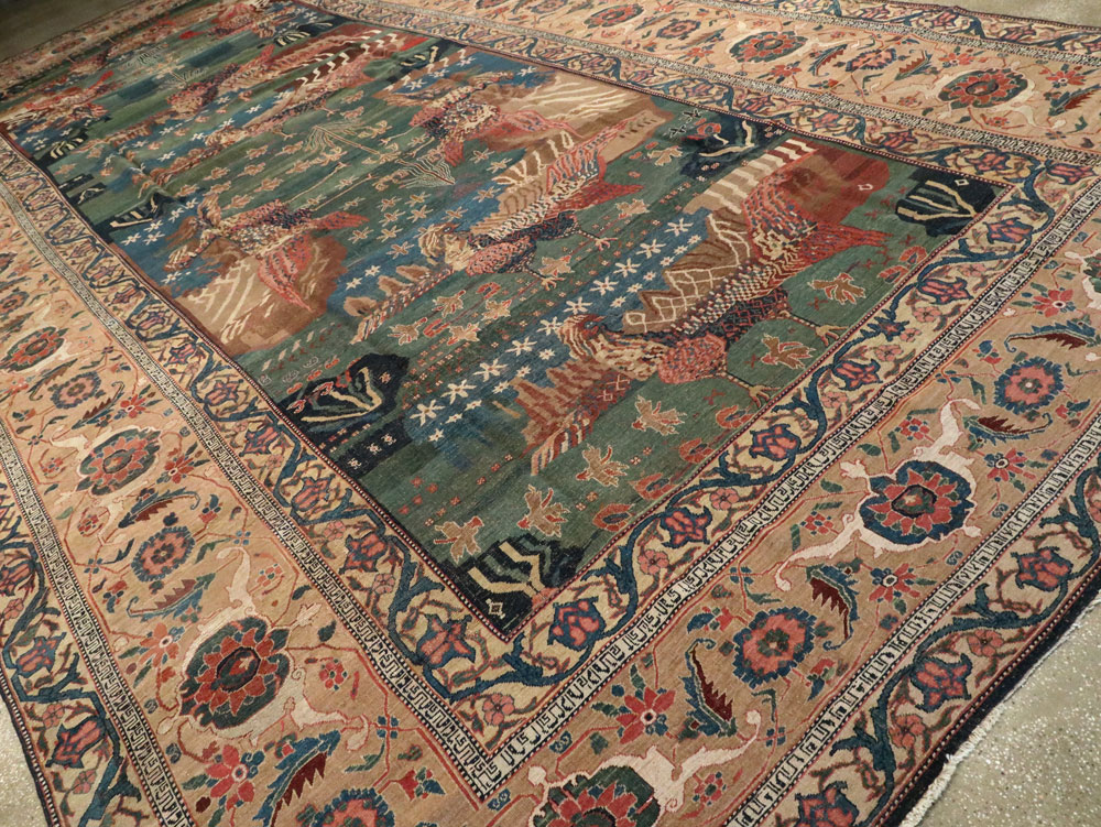 Antique Persian Bidjar Rug, No.16261 - Galerie Shabab
