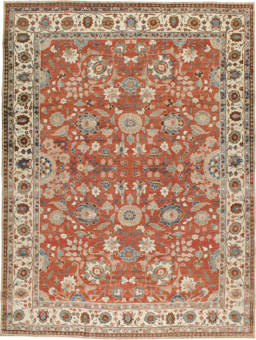 Vintage Persian Tabriz Carpet, No.16263 - Galerie Shabab