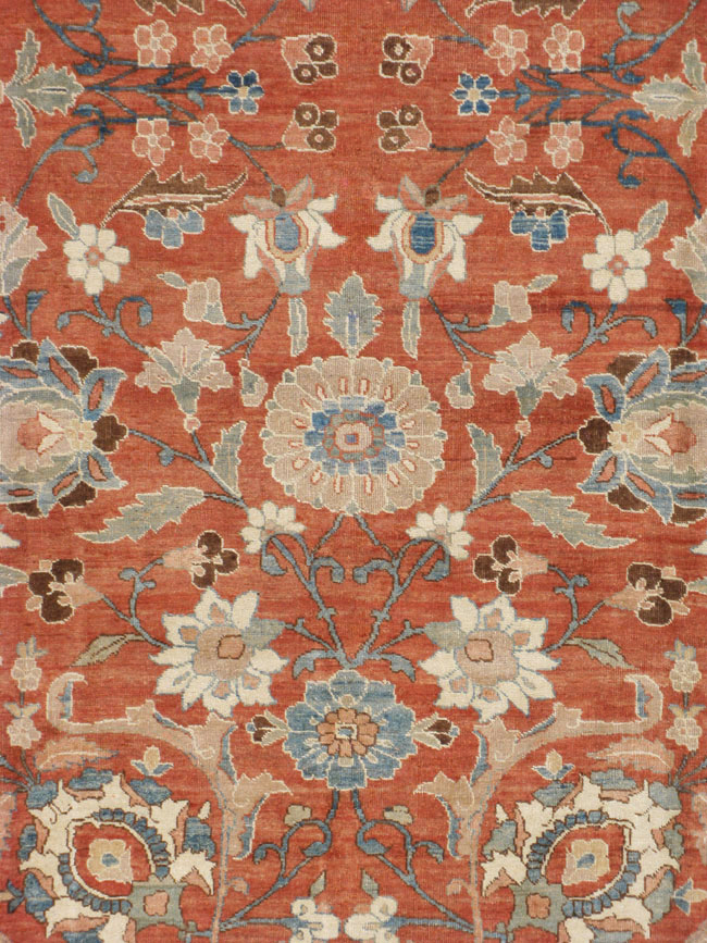 Vintage Persian Tabriz Carpet, No.16263 - Galerie Shabab