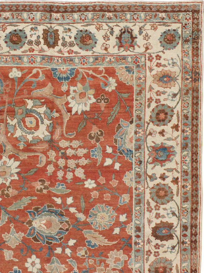 Vintage Persian Tabriz Carpet, No.16263 - Galerie Shabab