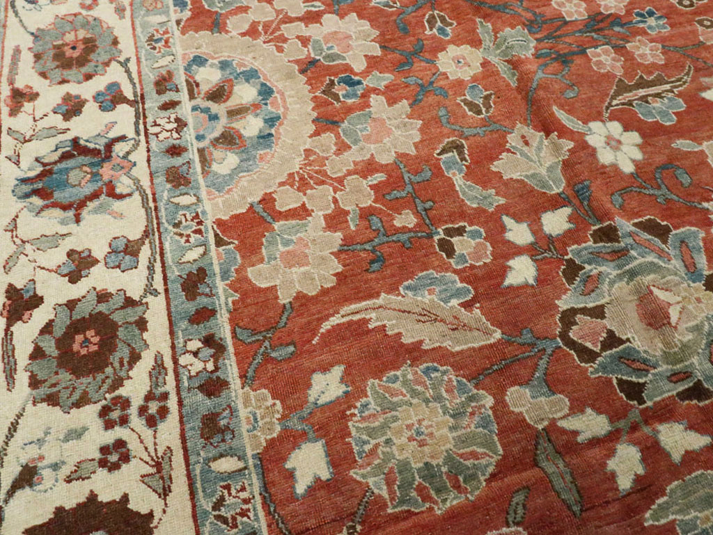 Vintage Persian Tabriz Carpet, No.16263 - Galerie Shabab