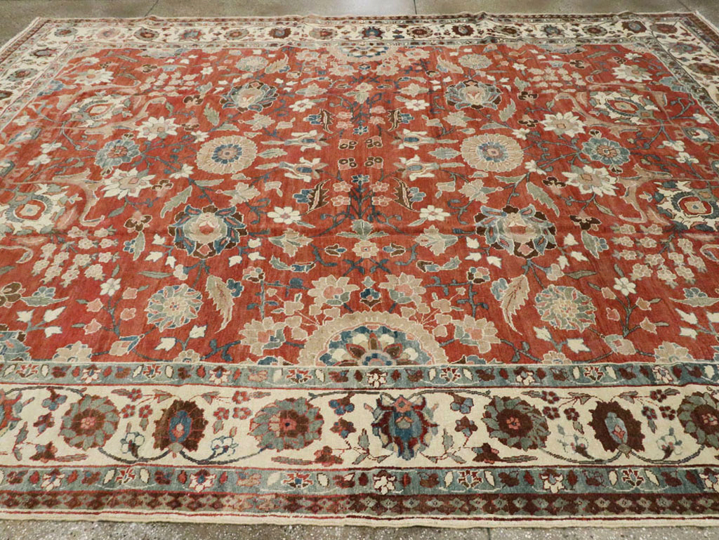 Vintage Persian Tabriz Carpet, No.16263 - Galerie Shabab